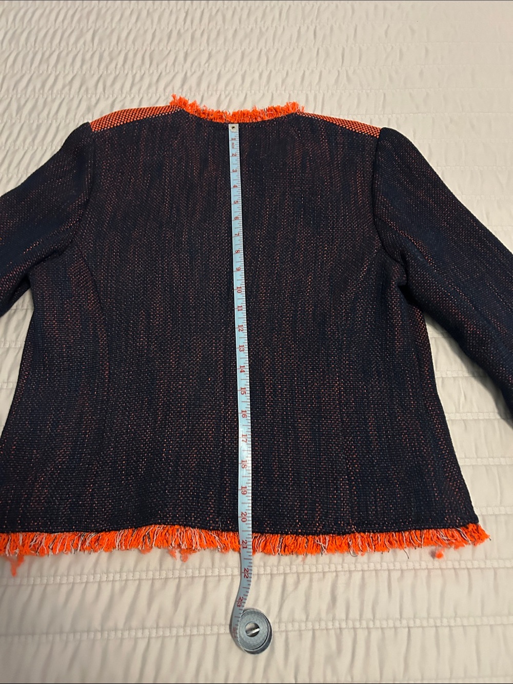 Trina Turk - 3/4 Sleeve Hook Front Jacket, Size 8 - Picture 9 of 11